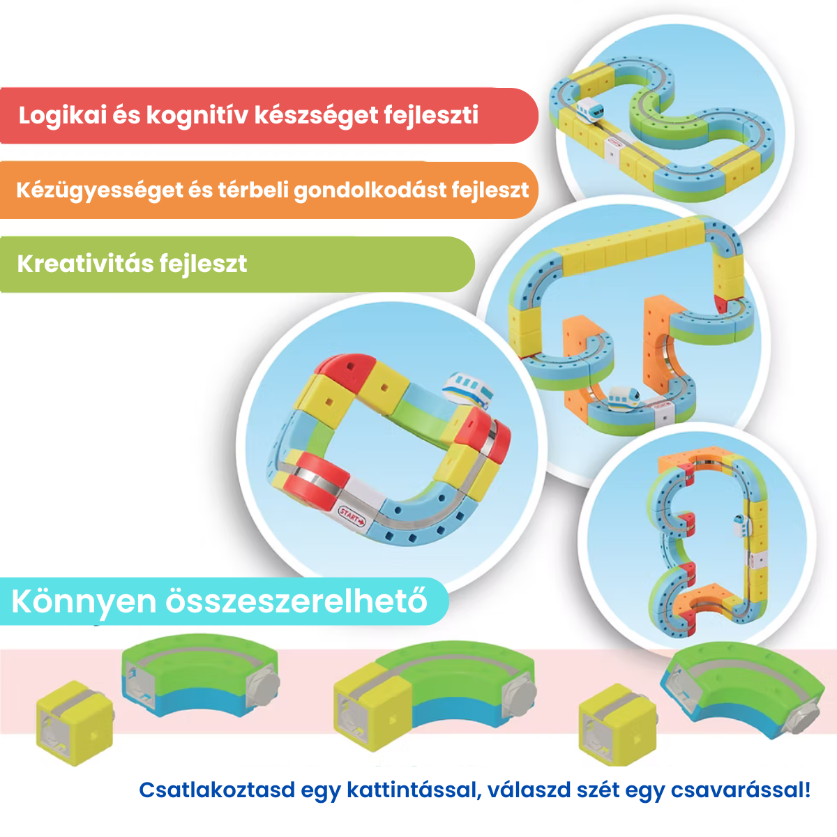 Magnetix - Mágneses vonatpálya